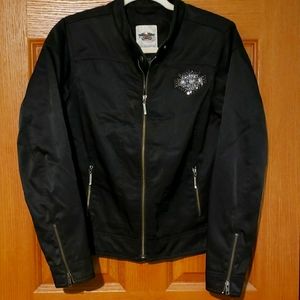 Harley Davidson,light weight black jacket